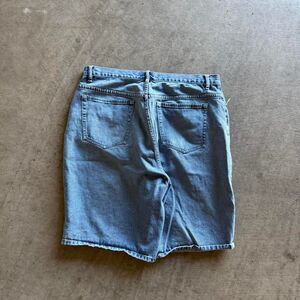 vintage blue baggy denim jorts  size 38